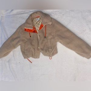 BP cropped fleece jacket